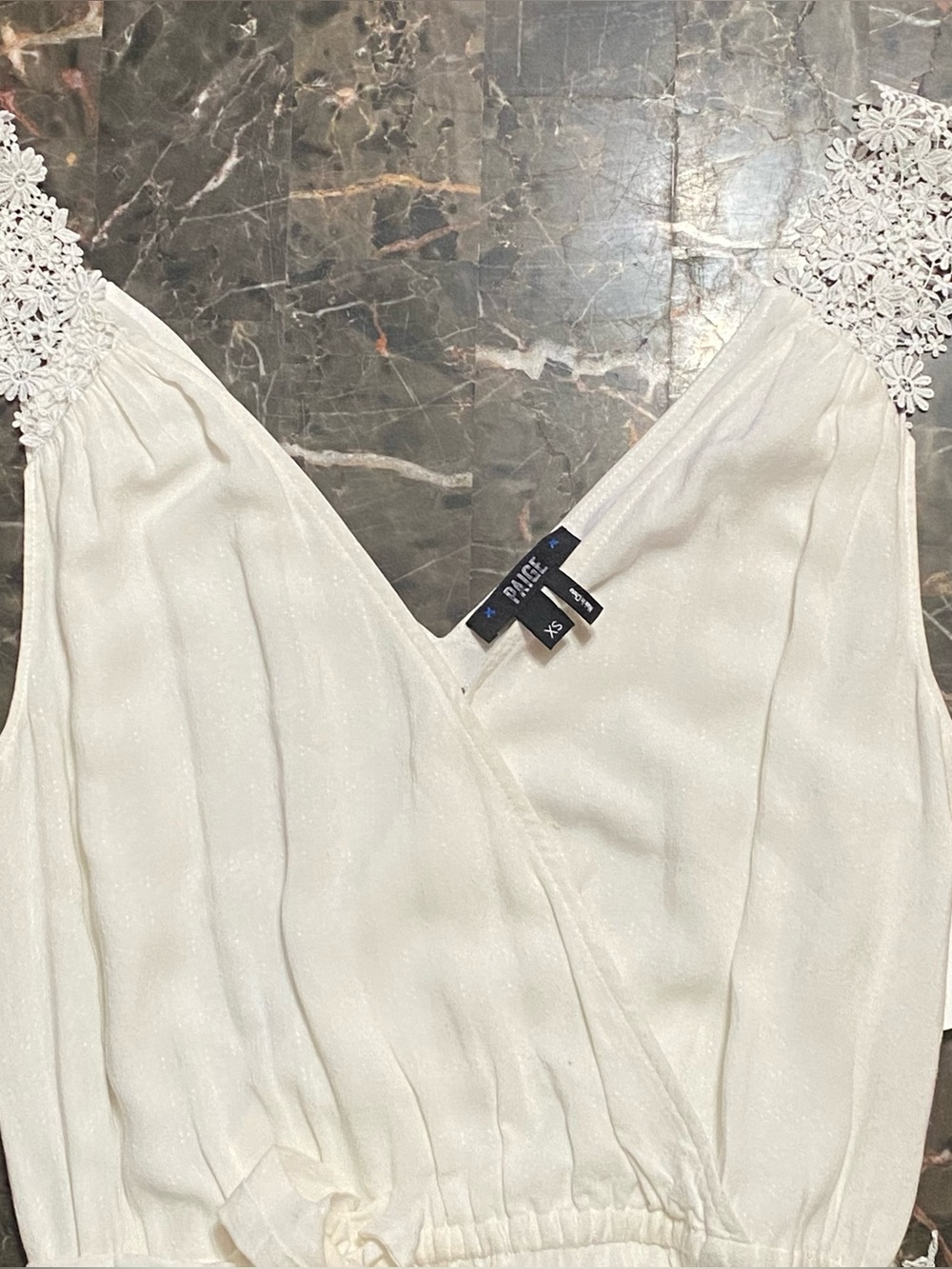 PAIGE Riviera Lace-Strap Dress For Anthropology - Picture 6 of 11
